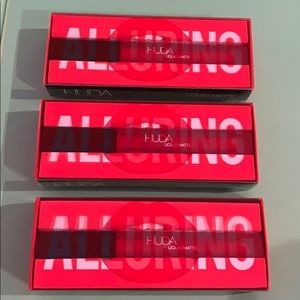 3 Huda Beauty “Alluring” Matte Liquid Lipsticks 💄